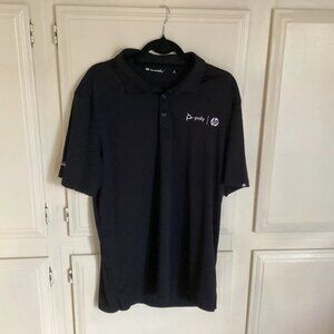 Travis Mathew Polo Black Company Branded Men’s XL